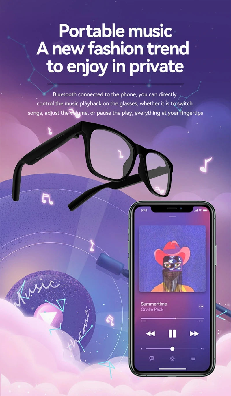 Xiaomi 4K AI Smart Glasses Multifunctional Camera Bluetooth Call Voice Assistant Music Player Translate Photochromic HD Glasses