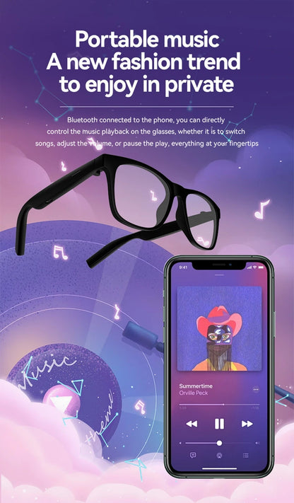Xiaomi 4K AI Smart Glasses Multifunctional Camera Bluetooth Call Voice Assistant Music Player Translate Photochromic HD Glasses