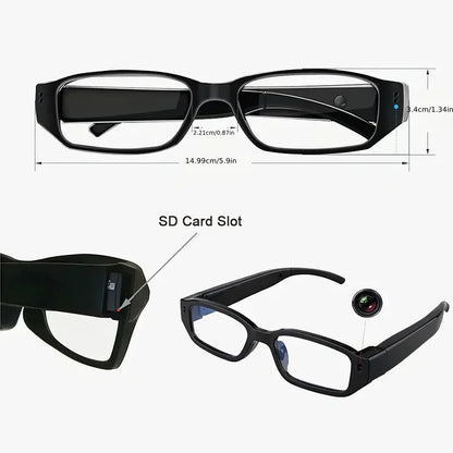 Portable 1080P HD Mini Glasses With Camera Video Recorder Wearable glasses Camera Outdoor Sports DV DVR Surveillance Camcorder