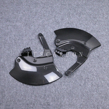 100% Pure Dry Carbon Fiber Race Shell Parts Fender Winglets Cover Fairing Kits For BMW S1000RR M1000RR 2024 2023 2022