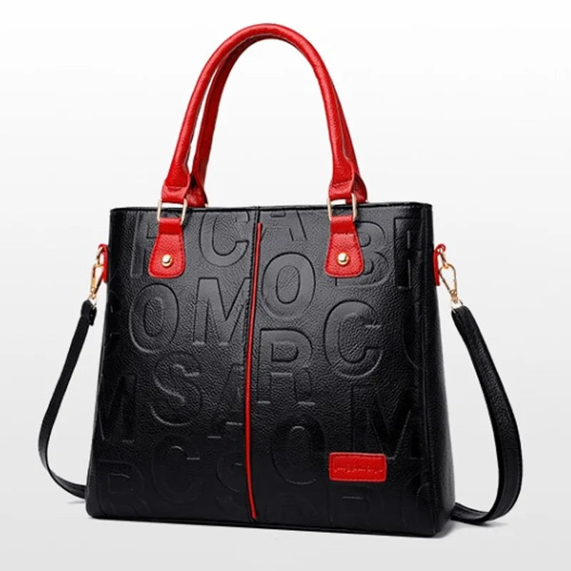Soft Leather Handbag for Women Shoulder Crossbody Bag for Women Large Capacity Shopping
