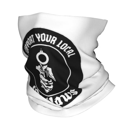 Outlaws Mc Support Bandana Neck Gaiter Printed Wrap Mask Scarf Warm Headwear Outdoor Sports For Men Women Adult All Season