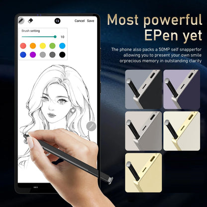 FUFFI Global Vision X26 Pro Max Smartphone Android 12 8GB RAM 512GB ROM 6.8 Inch Phone 1920x1080HD 48MP 5G Network Mobile Phones