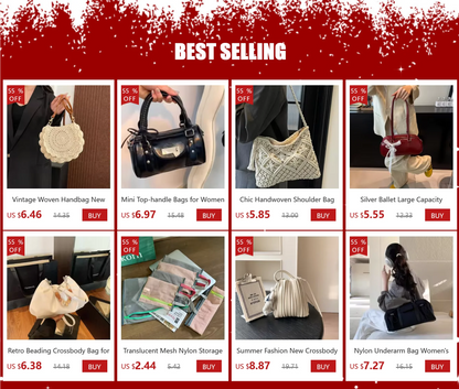New Retro Soft PU Leather Women Shoulder Underarm Bags Casual Solid Color Small Top-Handle Handbags Ladies Fashion Shoulder Bags