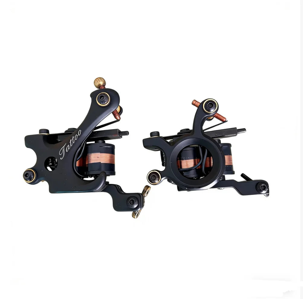 Special Price Handmade Tattoo Gun Wraps Coils Iron Frame Tattoo Machine Liner&Shader Beginner Tatu Gun For Tattoo Artist