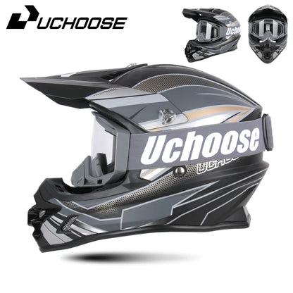 DOT Helmets Motocross Kask Cross Downhill Soporte Casco Off Road Helmet Racing Classic Motorcycle Original Enduro Goggles