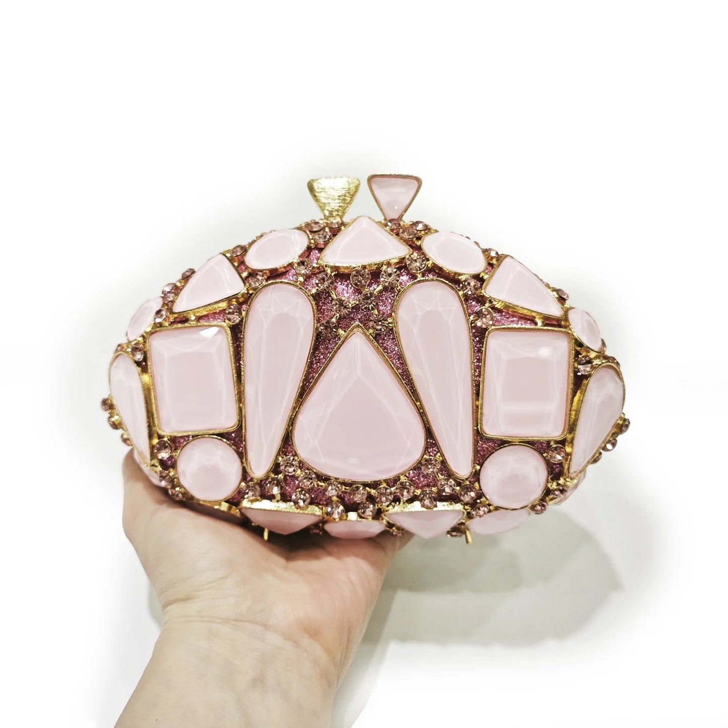 New Large Rhinestone Evening Bag Crystal Dinner Bag WHTUOHENG  Diamond Clutch Women's Bag Luxury Formal Party Bags And Handbags