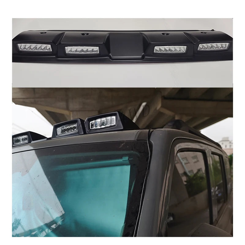 GZDL4WD Universal Button Control 4 Lens ROOF TOP BAR DRIVING POD LIGHTS Led OFFROAD FOG SPOT HEAD LAMPS Without Antenna
