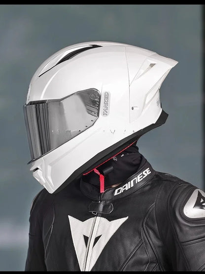 TANKED Motorcycle Helmet DOT ECE2206 Helmets Street Racing Capacete Pink Visor Double D Buckle Women Casco Moto S M  LCascos