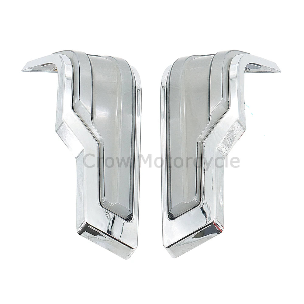 For Harley Touring Road Electra Glide Ultra Classic FLHTCU 2014+UP 2022 Motorcycle LED Tracer Tour-Pak Lights Chrome Rear Lights