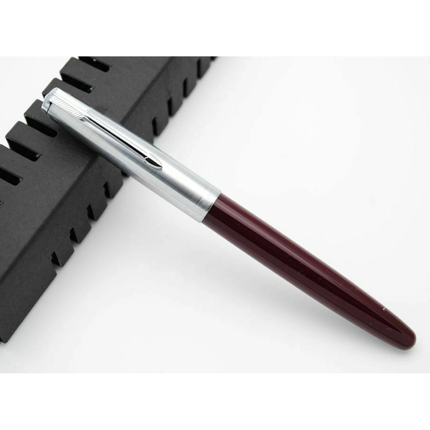 1Pc Deep Brown 138mm Wing Sung 601 Steel Cap Vacumatic Fountain Pen F Nib 0.5mm Ink Pen