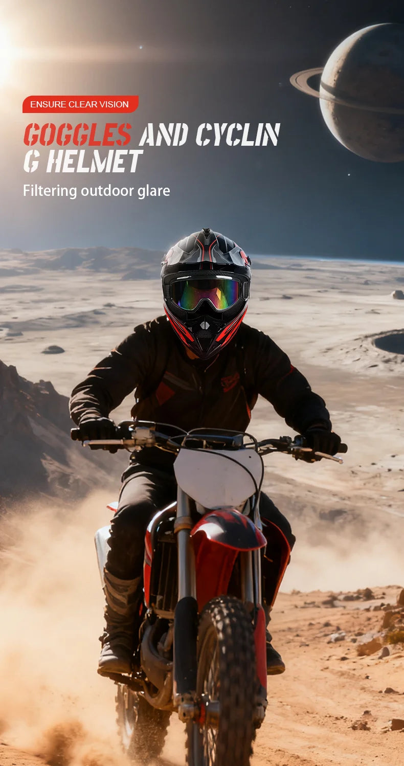 Popular off-road motorcycle helmets with personalized full face helmets suitable for adult and children's racing original helmet