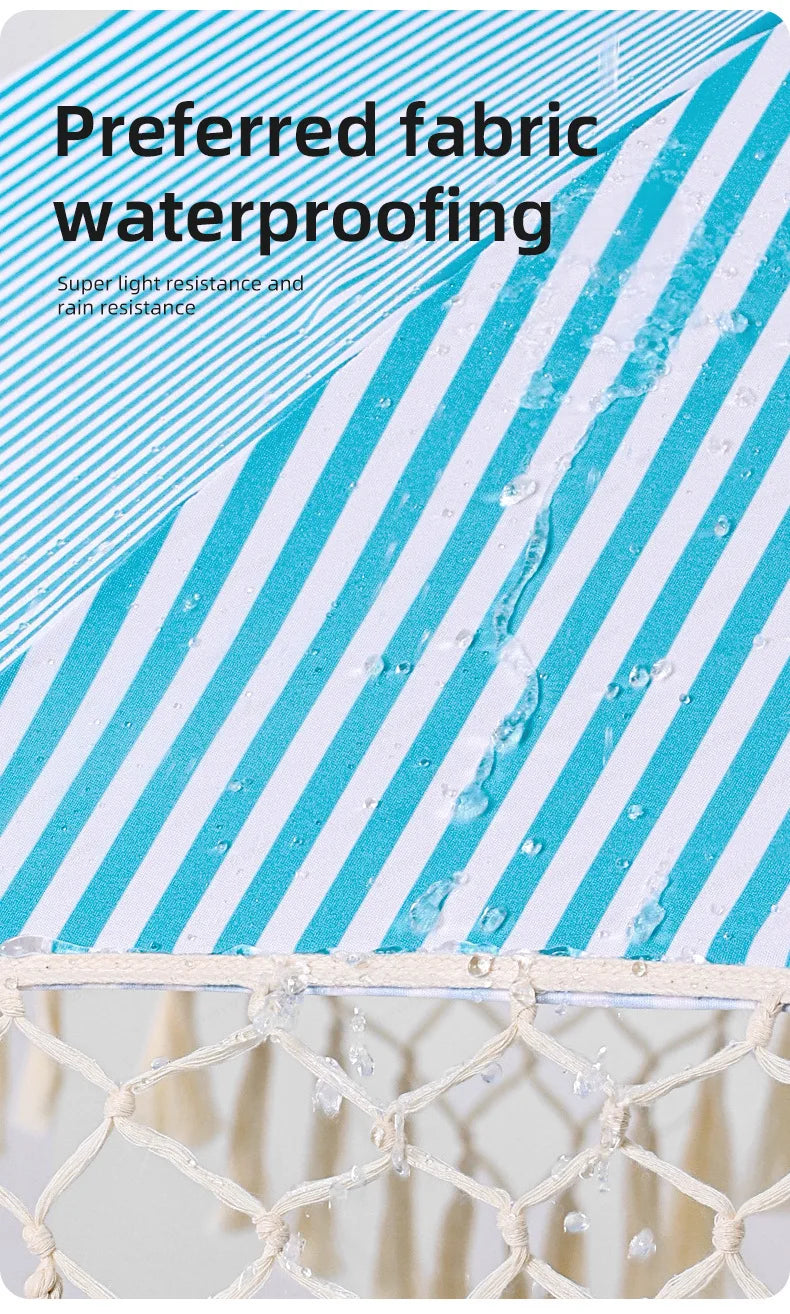 Seaside Resort Beach Umbrella Courtyard Tassel Sun Umbrella Pool Sun Protection Terrace Shade