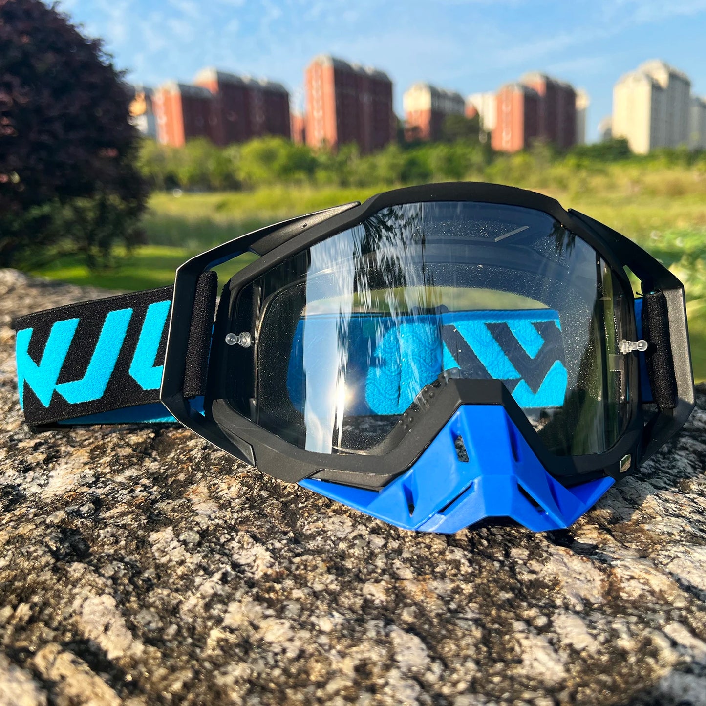 WJL Sports Motocross Glasses Motorcycle Sunglasses Man MTB ATV Mask Windproof Protection Skiing Cycling Racing Off-Road Goggles