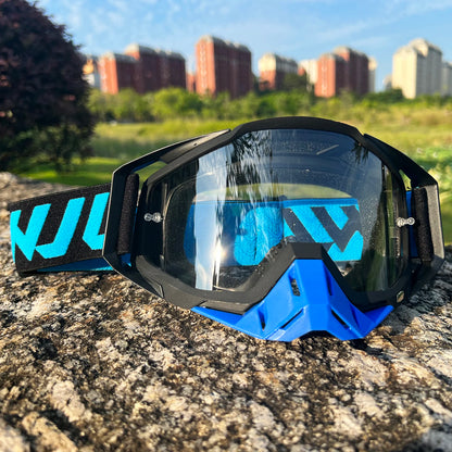 WJL Sports Motocross Glasses Motorcycle Sunglasses Man MTB ATV Mask Windproof Protection Skiing Cycling Racing Off-Road Goggles