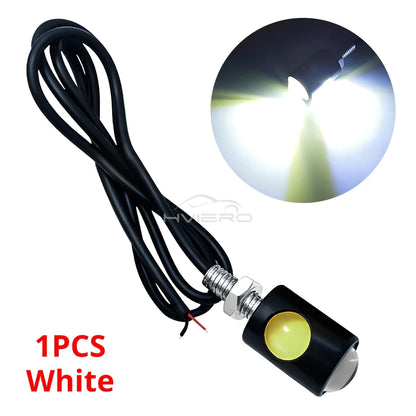 1/2/4/10pc Car Motorcycle Eagle Eye Led Daytime Running Light Super Bright Turn Signal License Plate Tail Reverse Clearance Lamp