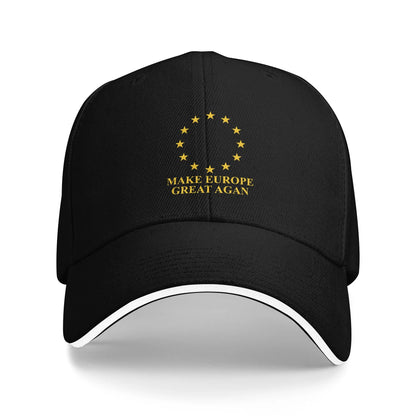MEGA Make Europe Great Again Sun Baseball Cap Summer Women Men   Trucker Hat Breathable Stylish Hiking Fishing Baseball Caps