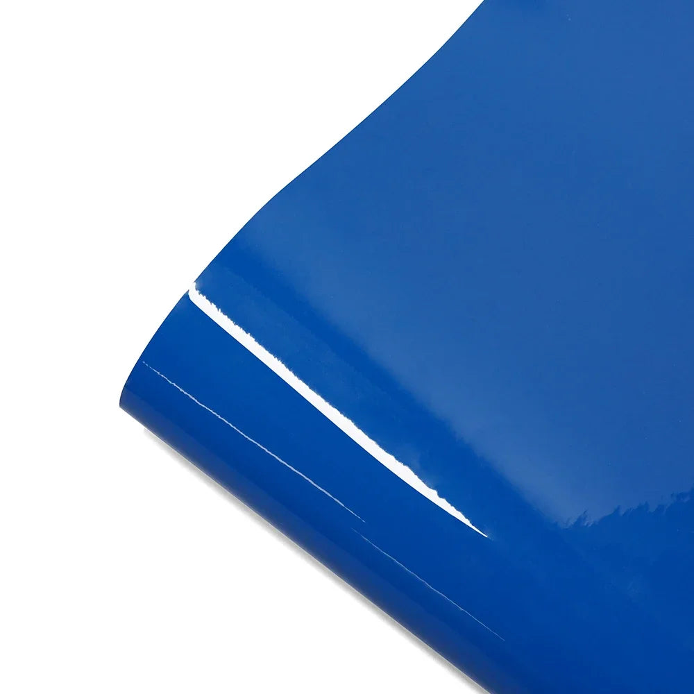 Car Sticker Bright Dark Blue Car Film Covering Vinyl Wrap Air Bubble Free Film Car Accessories Exterior Interior Decoration