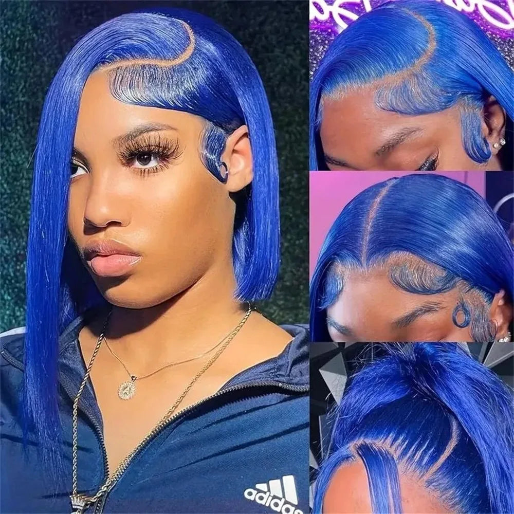 Soft Hair13x4 Straight Synthetic Lace Front Wig for Women Ombre Platinum Blonde Ash Roots Glueless Heat Resistant Fiber Hair Wig