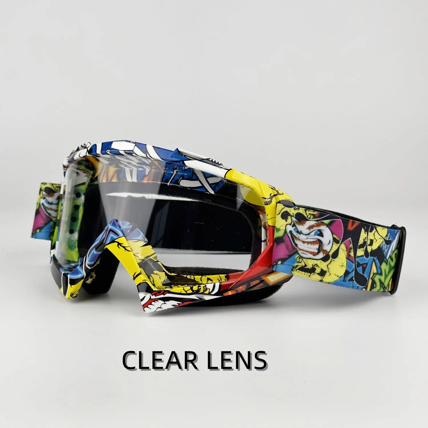 Newest Motorcycle Goggles For Men Motocross Sunglasses Safety Protective MX Night Vision Helmet Goggles vintage Driving Glasses
