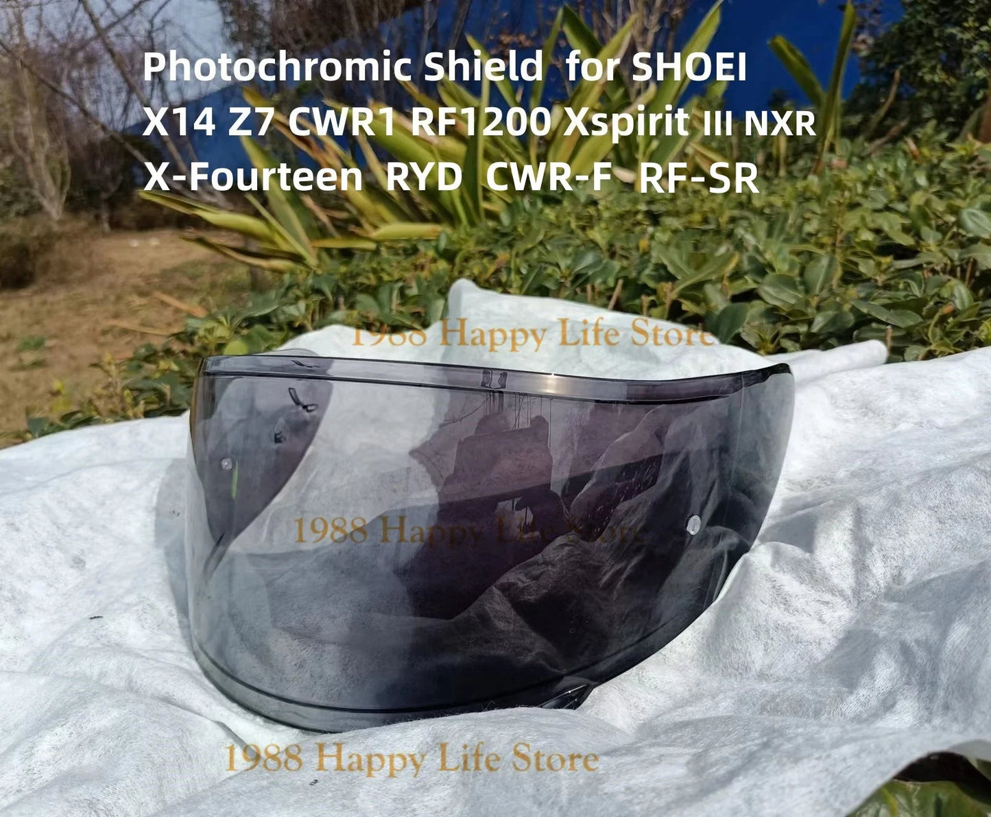Helmet Visor for SHOEI X14 X-14 Z7 Z-7 CWR-1 CWR1 NXR RF-1200 RF1200 X-Spirit3 X-Spirit III X-Fourteen RYD CWR-F RF-SR Shield