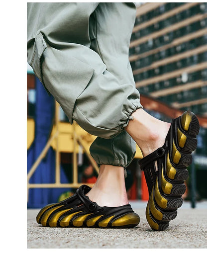High Quality Summer Men Sandals Slippers Outdoor Beach Comfortable Soft Clogs Mens Beach Sandals Mens Casual Shoes Garden Shoes