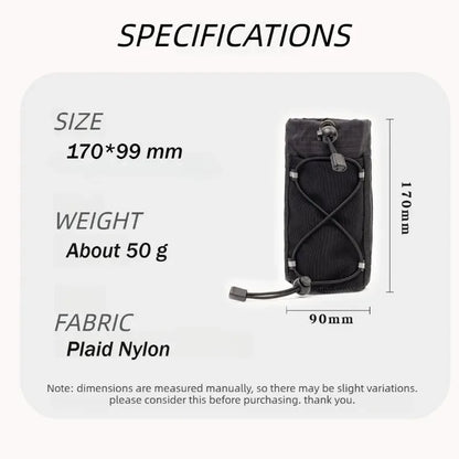 Outdoor Backpack Arm Bag Camping Climbing Strap Hanging Bag Phone Water Bottle Storage Bag for Hiking Mountaineering
