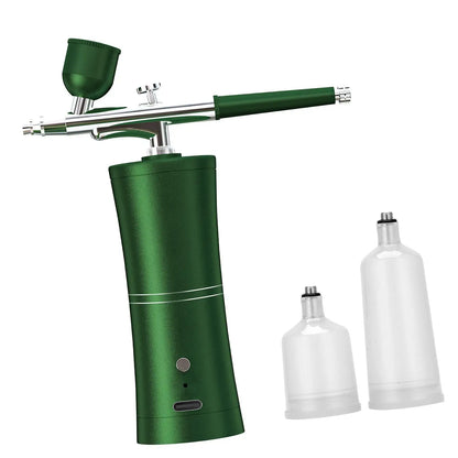 Paint Spray Rechargeable Multiuse Auto Airbrush Model Painting Nail Art Air Brush for Makeup Salon Cake Decorating Beauty Barber
