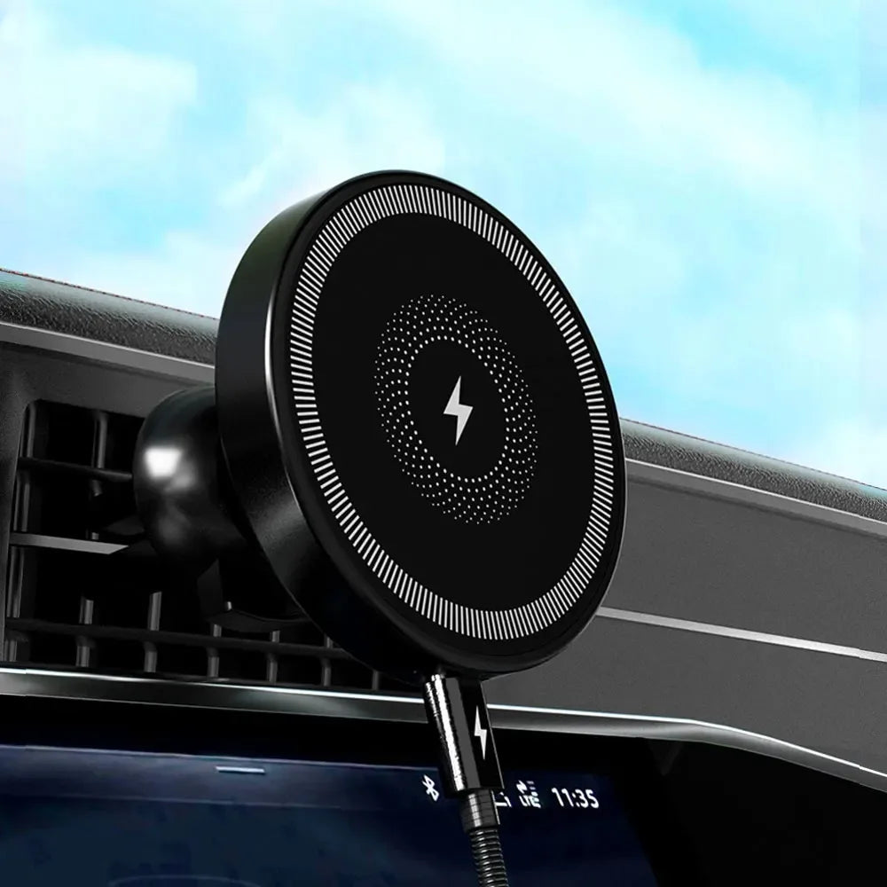 Car For Magsafe 30W Wireless Charger Air Vent Phone Holder Stand For iPhone 17~12 Samsung Xiaomi Fast Charging Cellphone Bracket