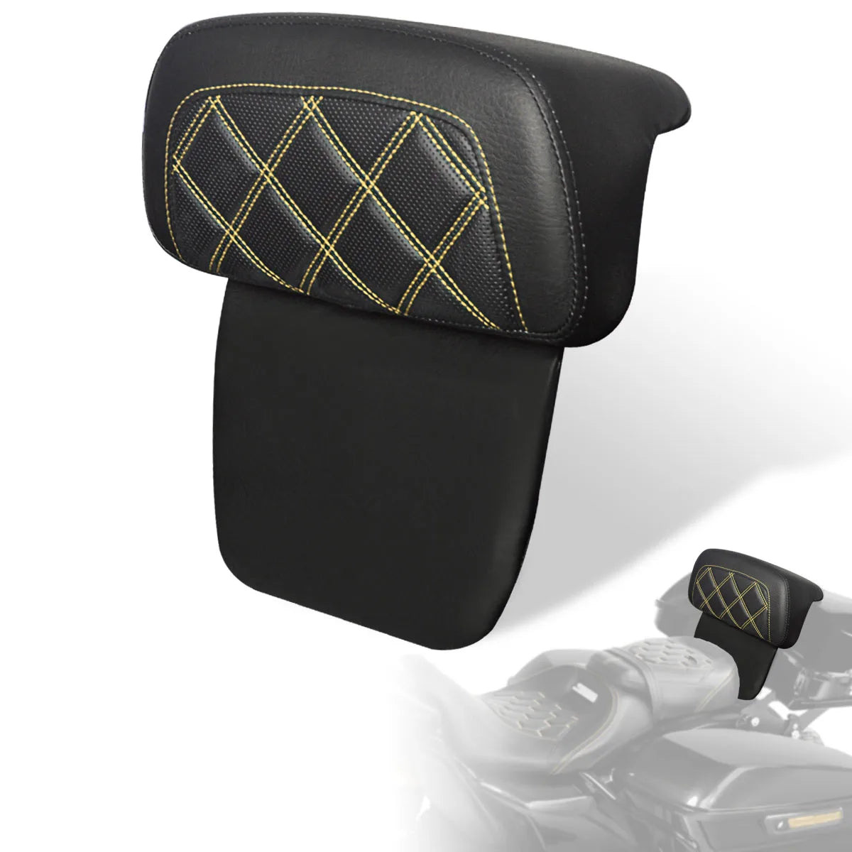 Tour Luggage Pack Backrest Pad Motorcycle Trunk For Harley Touring CVO Electra Street Glide FLHXS Road King FLHR Tri Glide 14-25