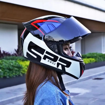 DOT Unisex Motorcycle Helmet Full Helmet Safety Helm Helmet Outdoor Riding Casco Moto Capacetes Helmets four seasons Universal