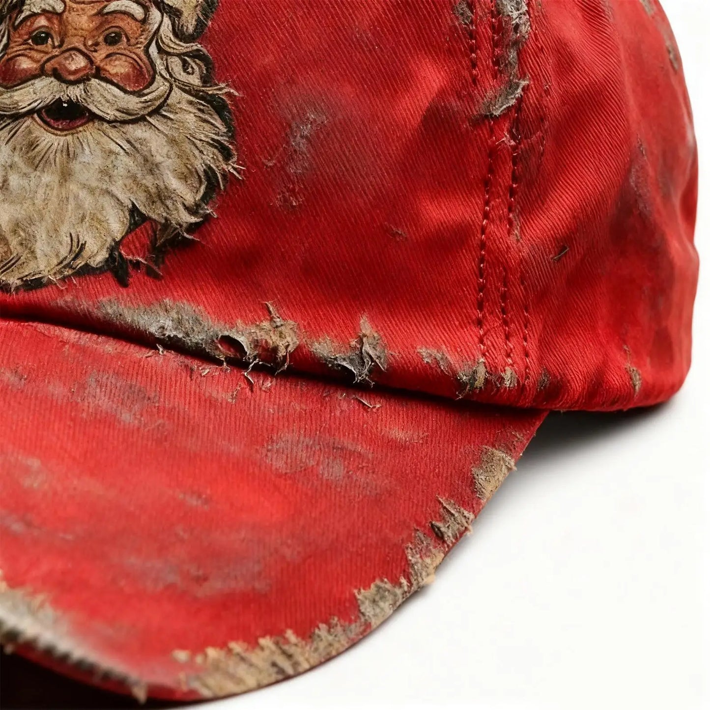 Baseball Hats for Men Christmas Red Funny Vintage Santa Claus Printed Baseball Hat New Unisex Fashion Trucker Caps