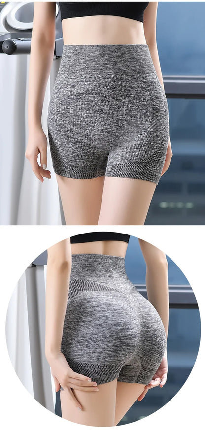 High Waist Fitness Pants for Women Seamless Stretch Shorts for Sports Cycling Internet Famous Peach Hip Yoga Shorts Lady Clothes
