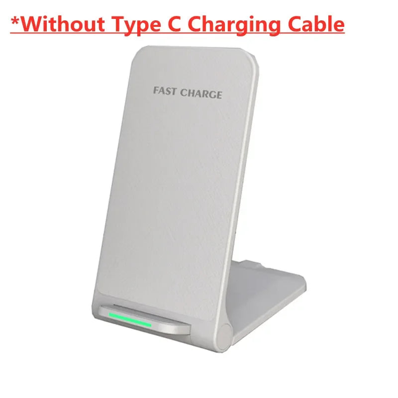 65W Wireless Charger Stand Pad For iPhone 15 14 13 12 11 Pro X XS Max XR 8 Samsung Xiaomi Induction Fast Charging Dock Station
