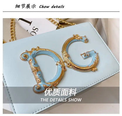 Versatile Fashion Student Crossbody Women 2025 Hot selling Crossbody Bag D Western Style Chain Bag Princess Cross Shoulder Cute
