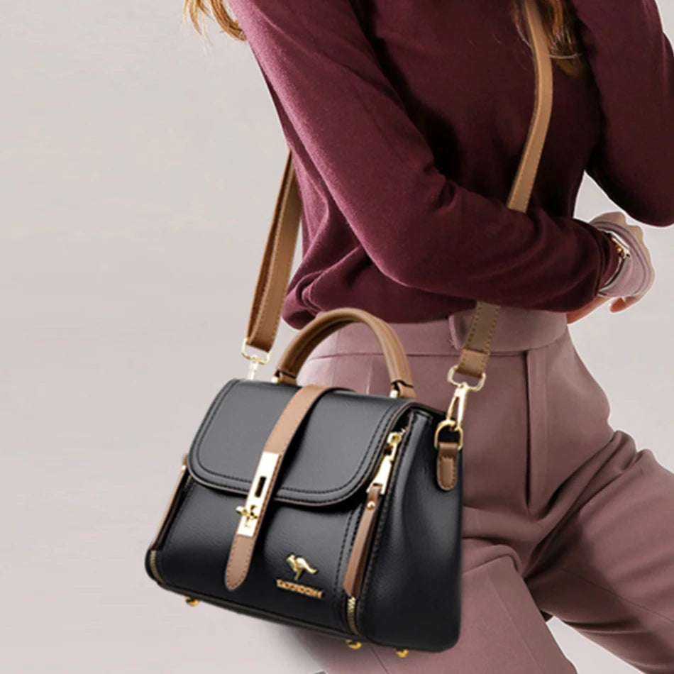 Genuine Brand Purses and Handbags Crossbody Luxury Designers High Quality Leather Fashion Messenger Shoulder Bags Tote Cover Sac