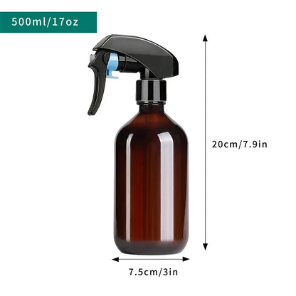 500Ml/16.9ounce spray bottle，Refillable Plastic Plant Sprayer，Can be used for plants、Detergent、Hairdressing、Gardening、Makeup