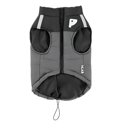 Winter warm pet clothes, trendy autumn and winter dog clothes, thickened dog cotton coat, cute