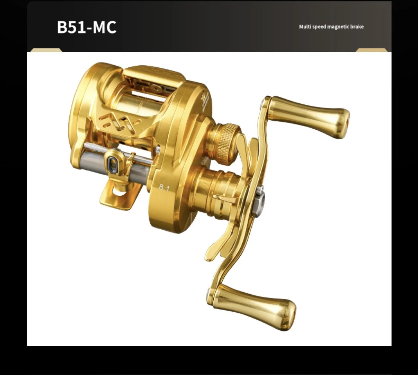Takizawa Longze B51mc BFS Baitcasting Reel Ultralight Magnetic Drum Reel Full Metal Cnc Micro Object Baitcaster Fishing Reel Gea
