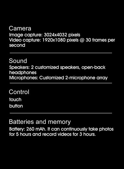 Xiaomi 4K AI Smart Glasses Multifunctional Camera Bluetooth Call Voice Assistant Music Player Translate Photochromic HD Glasses