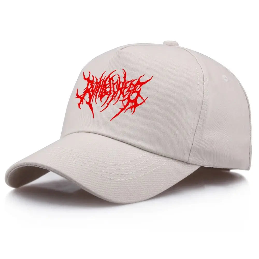 Fashion Gothic Street Punk Embroidery Baseball Caps Adjustable Hip-hop Snapback Caps Spring Summer Hat Man Women Outdoor Sports