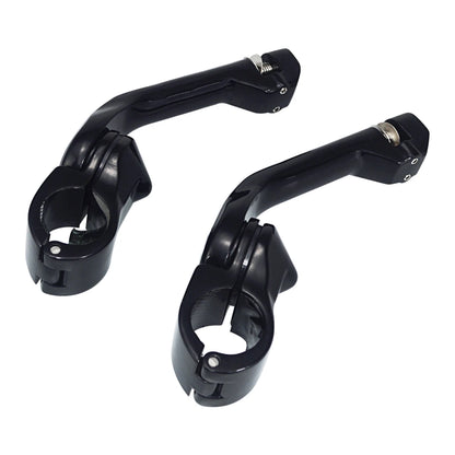 Motorcycle 1 1/4" Highway Footrest Engine Guard Mount Footpegs For Harley Road King Sportster 1200 Iron 883 Electra Street Glide