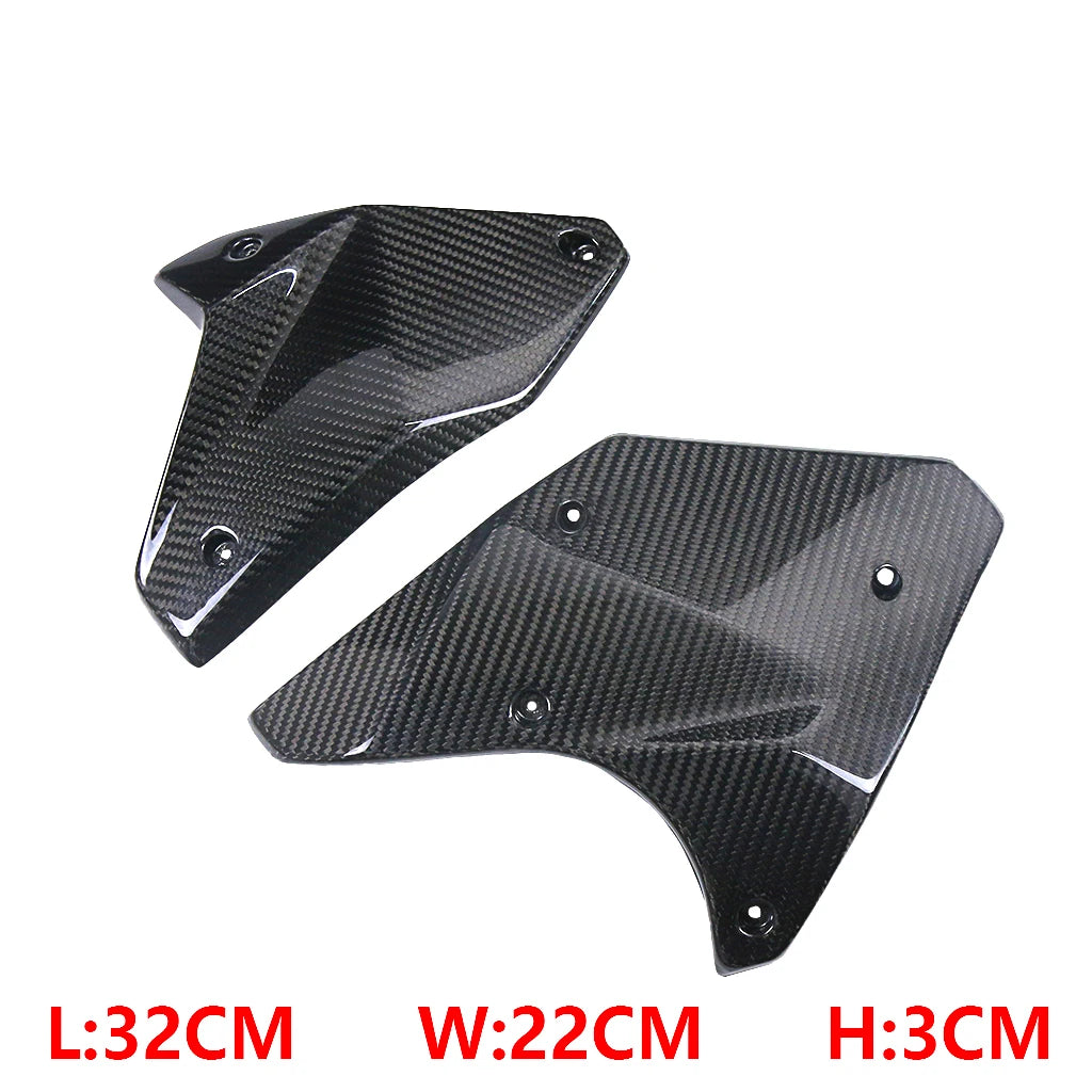 motorcycles For Kawasaki Ninja H2 H2R 2015-2024 Sur-Ron 100% Full Carbon Fiber Lower Fairing Winglets Fairings Motorcycles