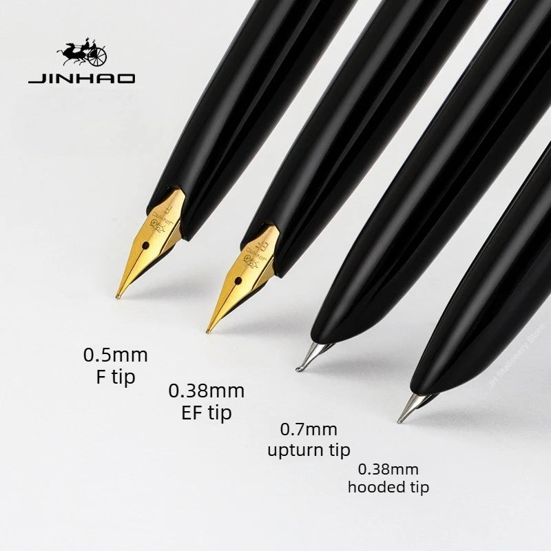 JINHAO 59 Fountain Pen Luxury Elegant Pens EF F Hooded Nib Fountain Pens Writing Stationery PK 80  School Office Supplies