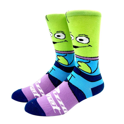 2023 New Anime Women Men Socks Long Socks Men‘s Knee-High Cosplay Sock Adult Personality Hip Hop Harajuku Long Funny Socks 36-45