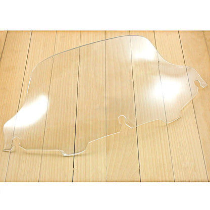 8" Motorcycle Wave Fairing Windshield Windscreen Cover For Harley Touring Electra Street Glide Ultra Classic FLHX FLHT 1996-2013