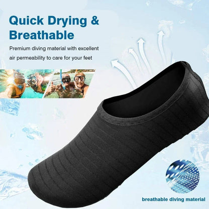 1Pair Mens Womens Water Shoes Barefoot Beach Pool Shoes Quick-Dry Aqua Yoga Socks for Surf Swim Water Sports