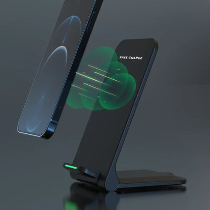 65W Wireless Charger Stand Pad For iPhone 15 14 13 12 11 Pro X XS Max XR 8 Samsung Xiaomi Induction Fast Charging Dock Station
