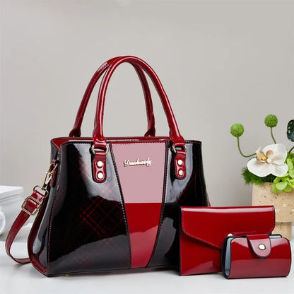 3Piece Set Women's Bag 2025 Trend New in Fashion Niche Ladies Shoulder Tote Bags for Women Shopping & Travel Bag Women Handbag