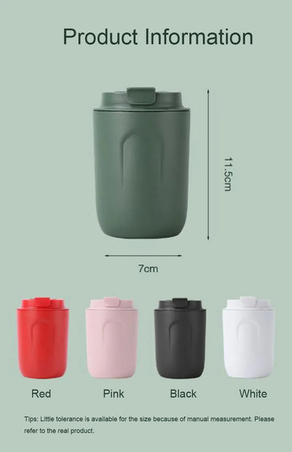 Mini Travel Thermal Mug Coffee Cups Hot Coffee Thermos Portable 316 Stainless Steel Thermos For Tea Thermal Water Bottle Mug
